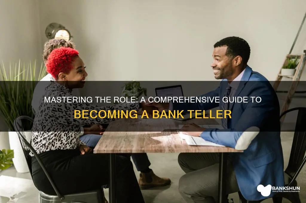how do i be a bank teller
