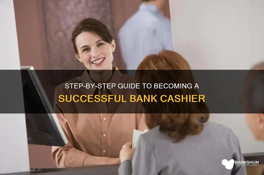 how do i become a bank cashier