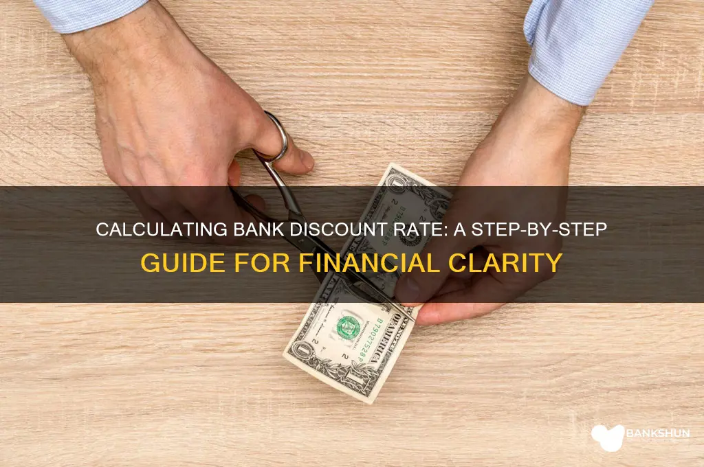 how do i calculate bank discount rate