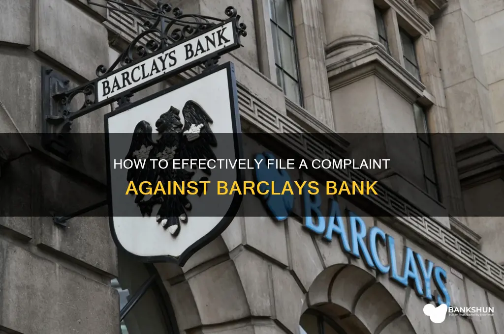 how do i complain about barclays bank