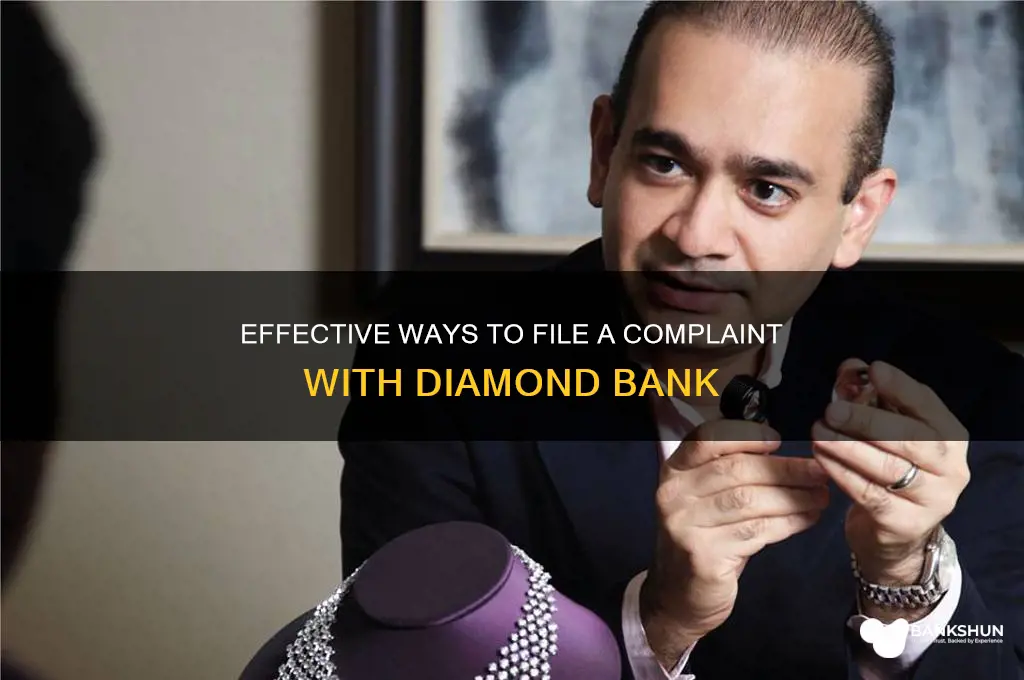 how do i complain to diamond bank