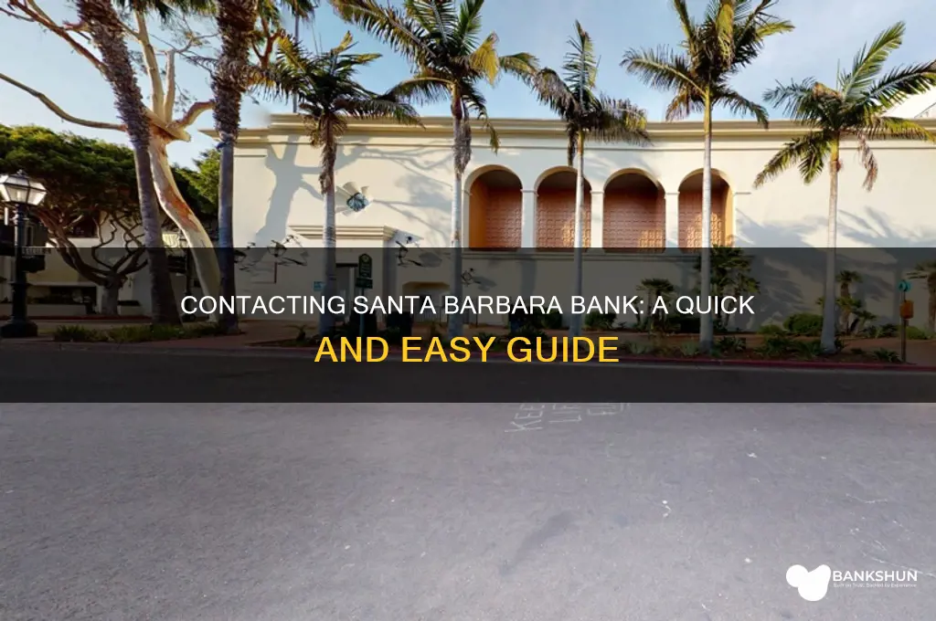how do i contact santa barbara bank