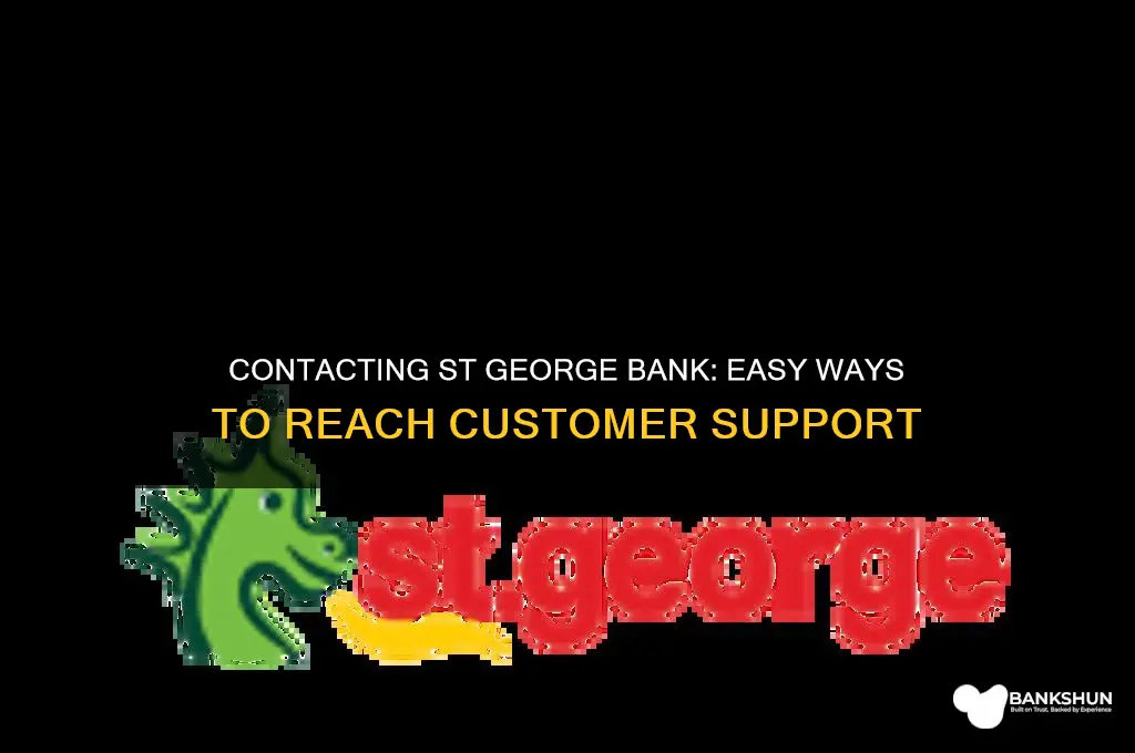 how do i contact st george bank