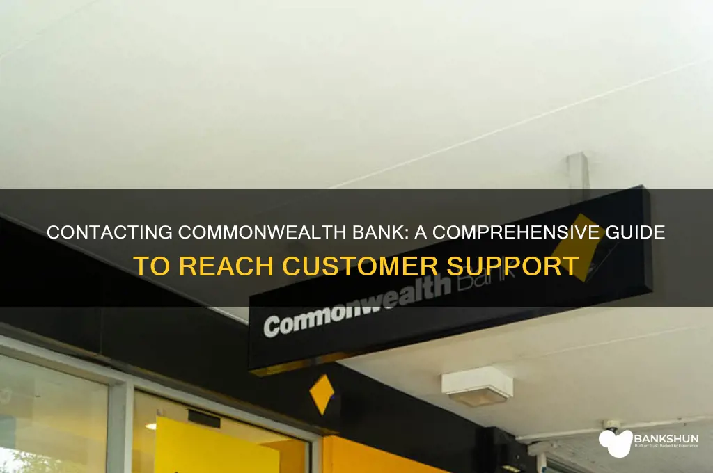 how do i contact the commonwealth bank