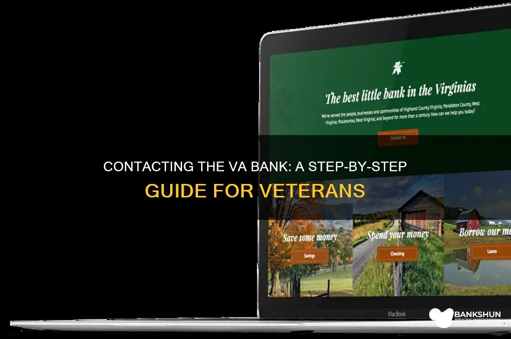 how do i contact the va bank