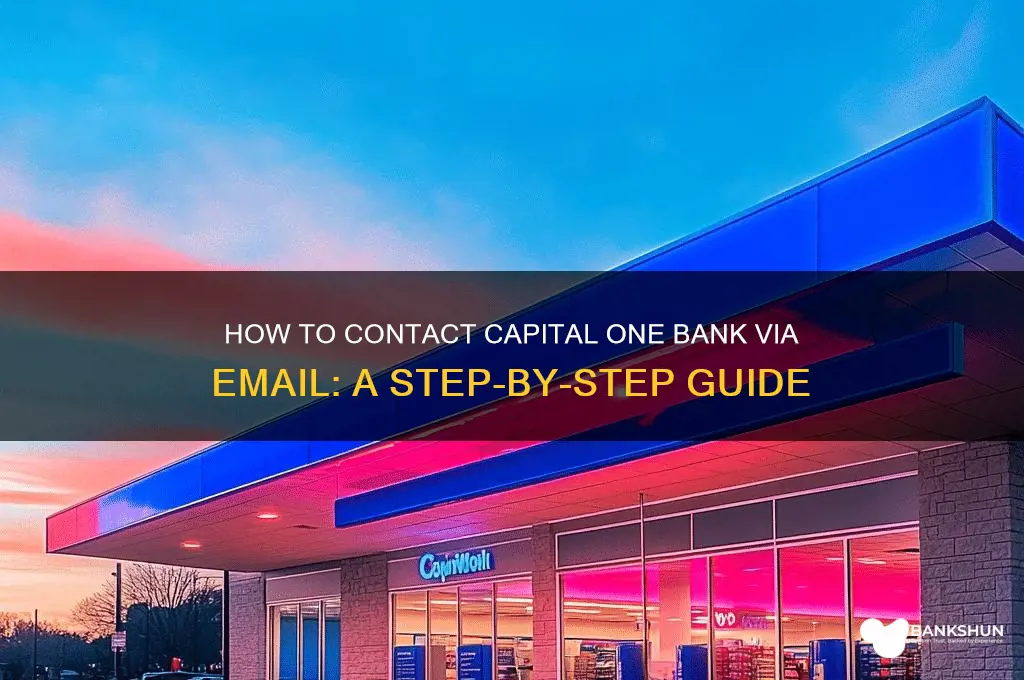 how do i email capital one bank