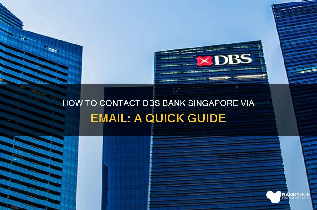 how do i email dbs bank singapore
