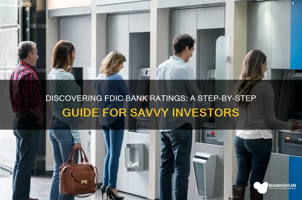how do i find fdic bank ratings