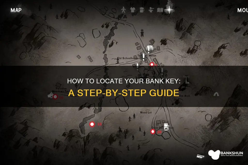 how do i find my bank key