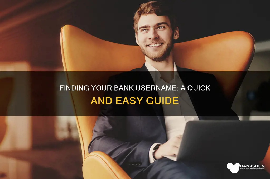 how do i find my bank username