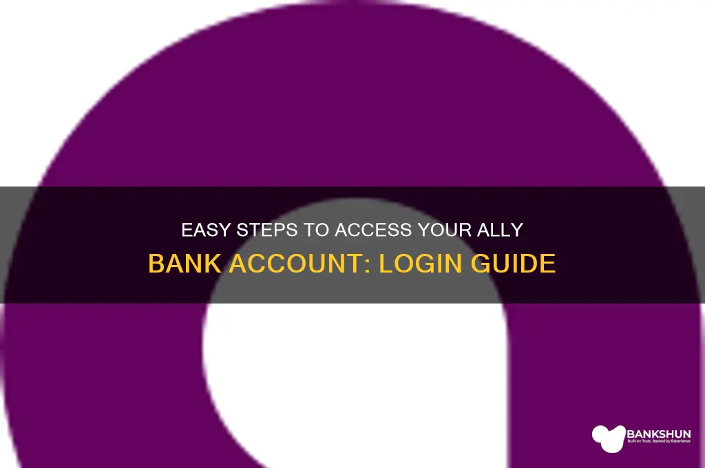 how do i log into ally bank