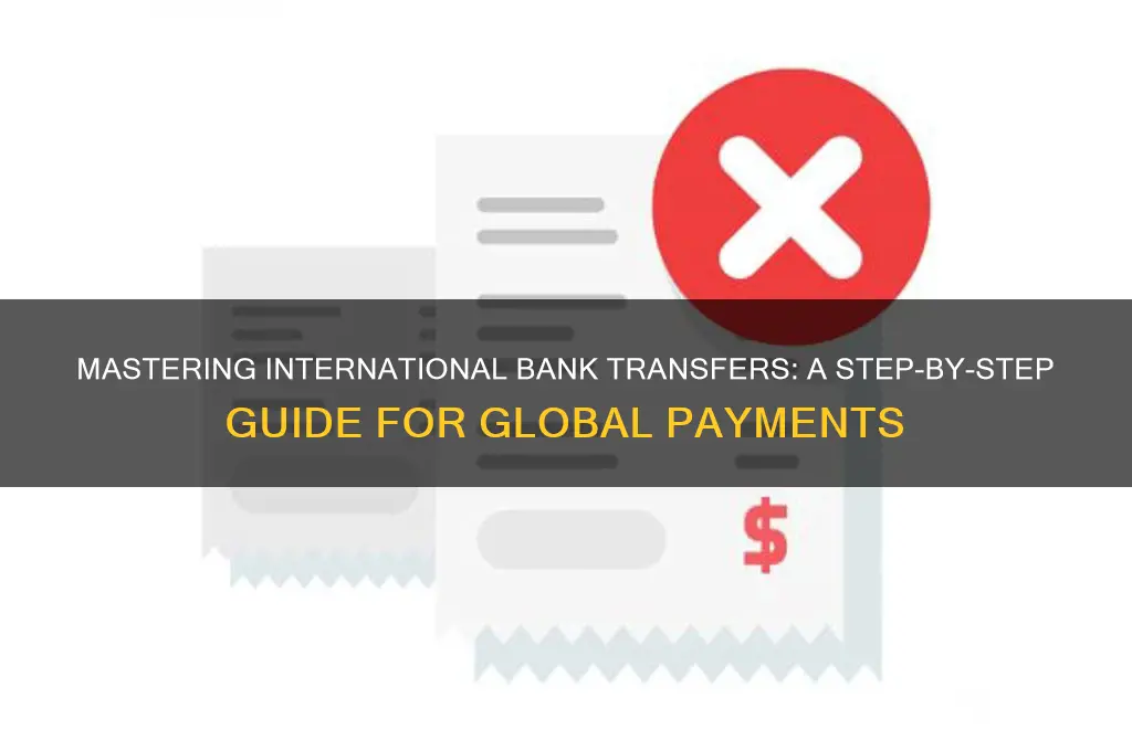 how do i make international bank transfers