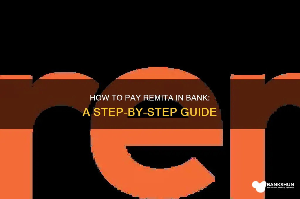 how do i pay remita in bank