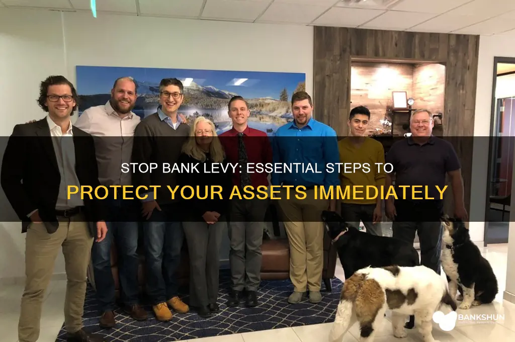 how do i stop a bank levy