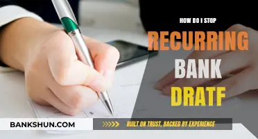 Stop Recurring Bank Drafts: A Step-by-Step Guide to Cancel