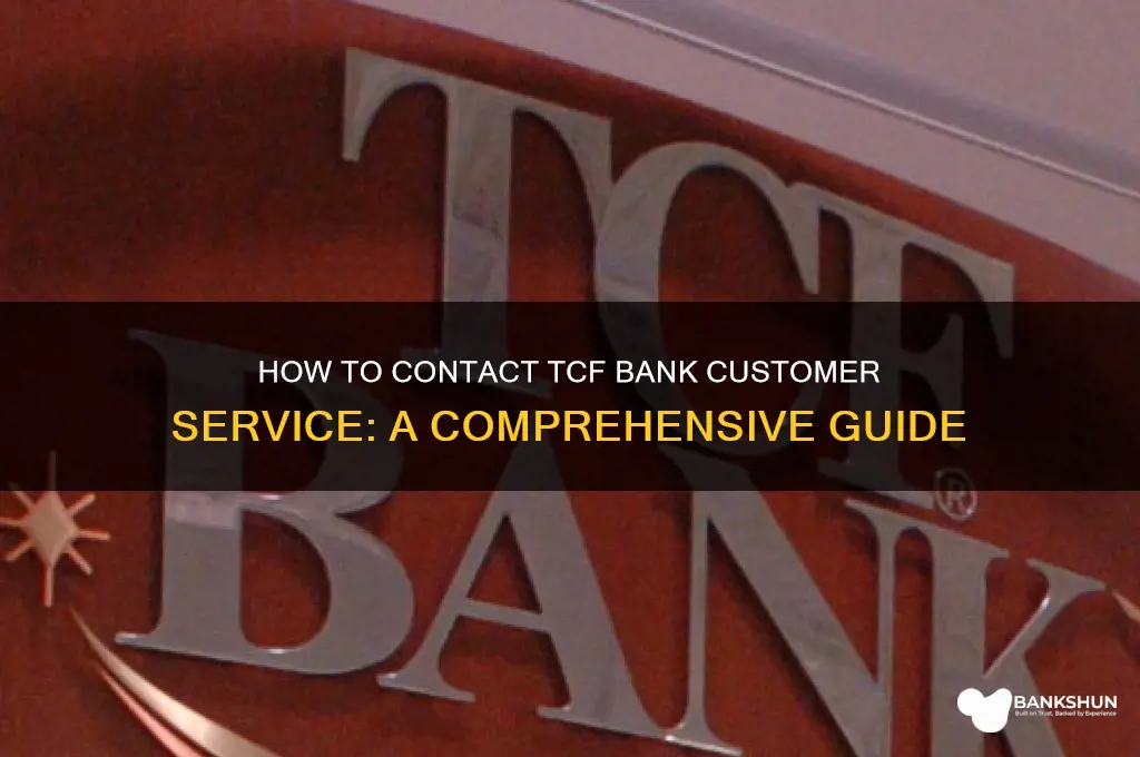 how do i tcf bank customer service