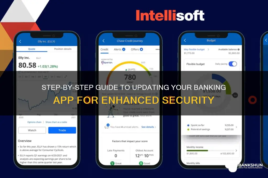 how do i update my banking app