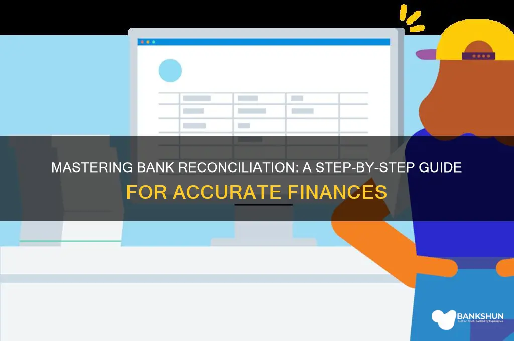how do u do a bank reconciliation