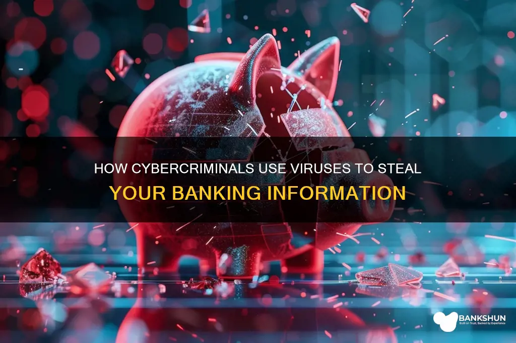 how do viruses steal my banking information