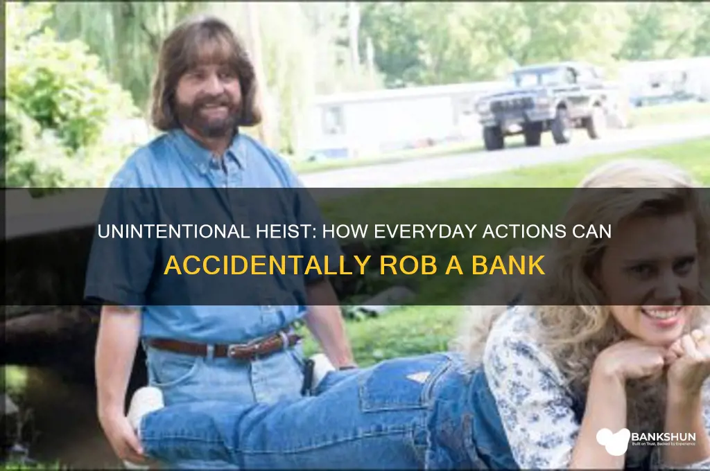 how do you accidentally rob a bank