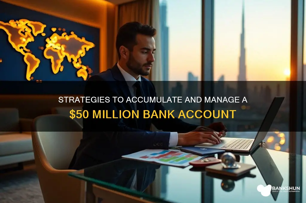 how do you bank 50 000 000