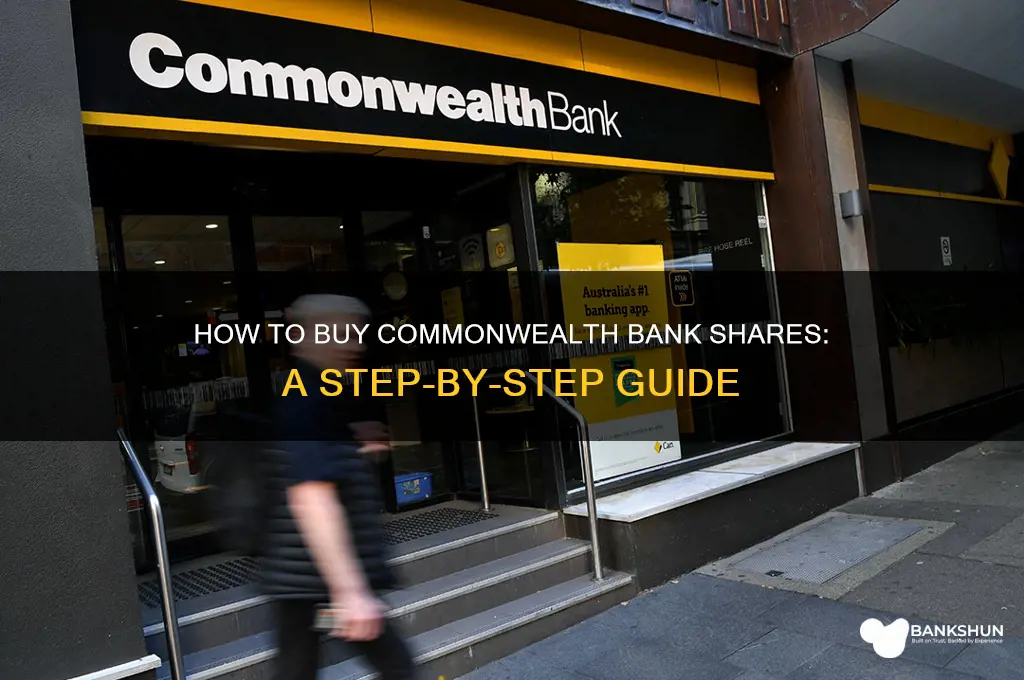 how do you buy commonwealth bank shares