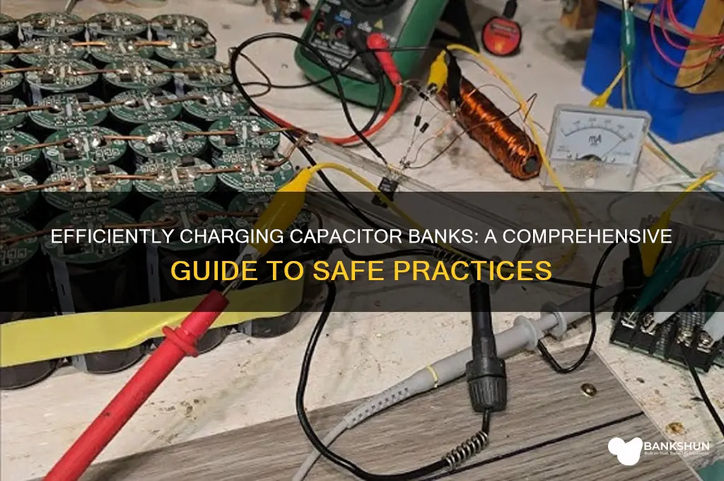 how do you charge a capacitor bank