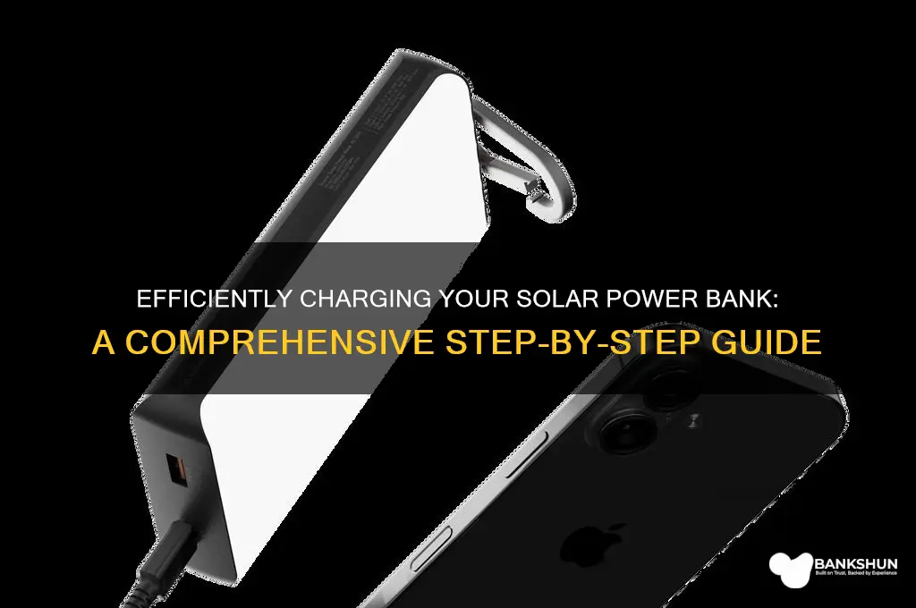 how do you charge a solar bank