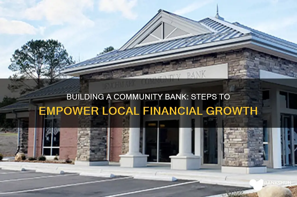 how do you create a community bank