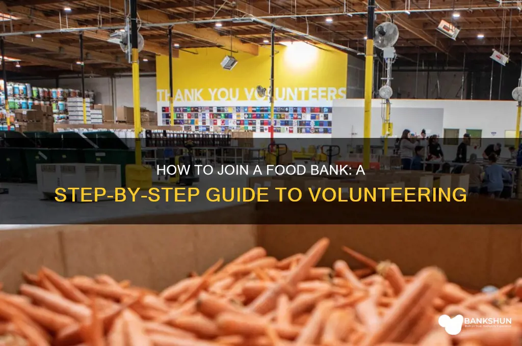 how do you join a food bank