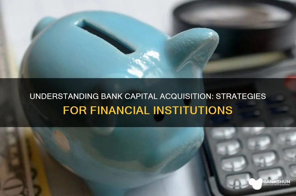 how does a bank acquire bank capital