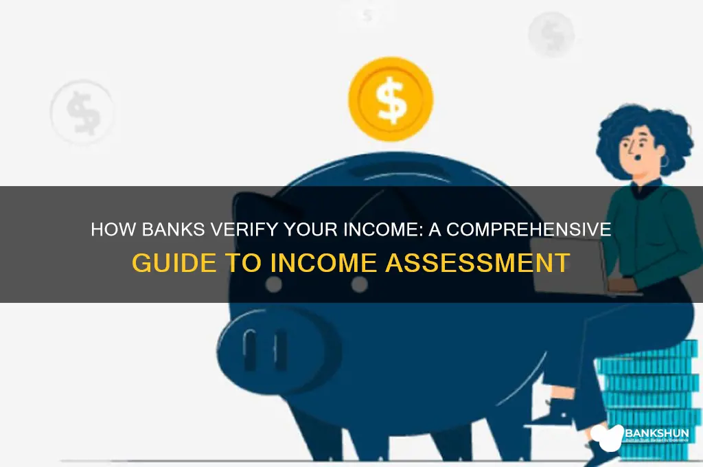 how does a bank determine your income
