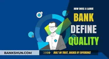 Defining Quality in Banking: A Large Bank's Perspective and Standards
