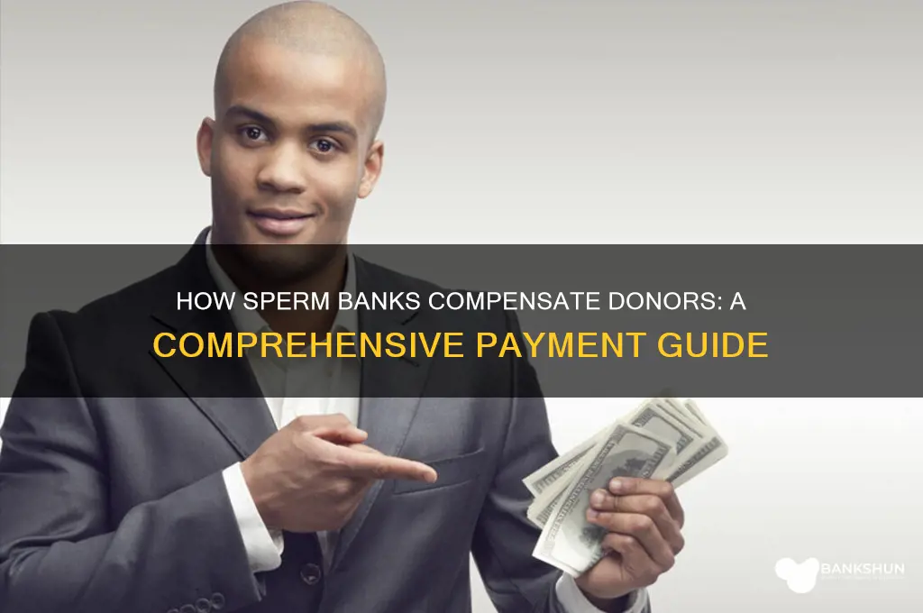 how does a sperm bank pay you