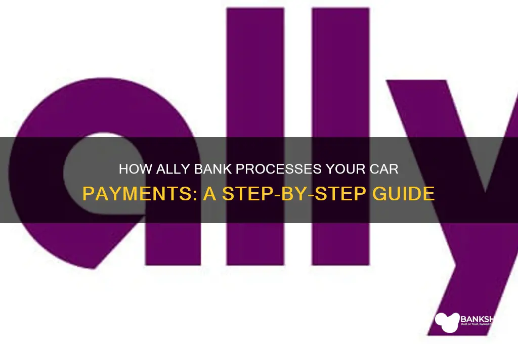 how does ally bank apply car payments