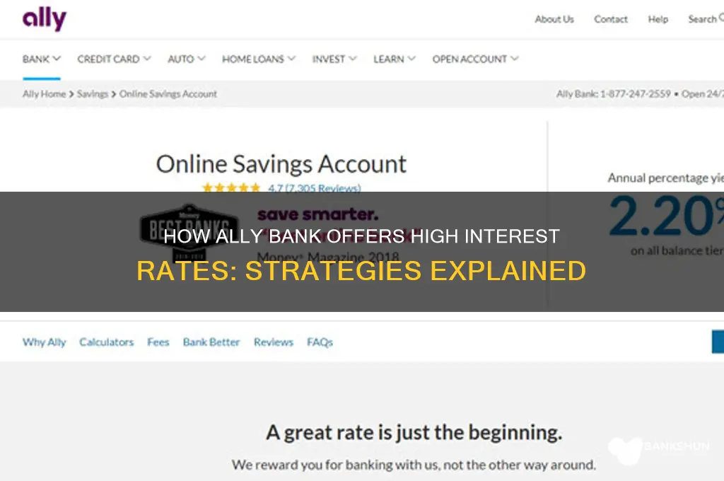 how does ally bank offer high rates