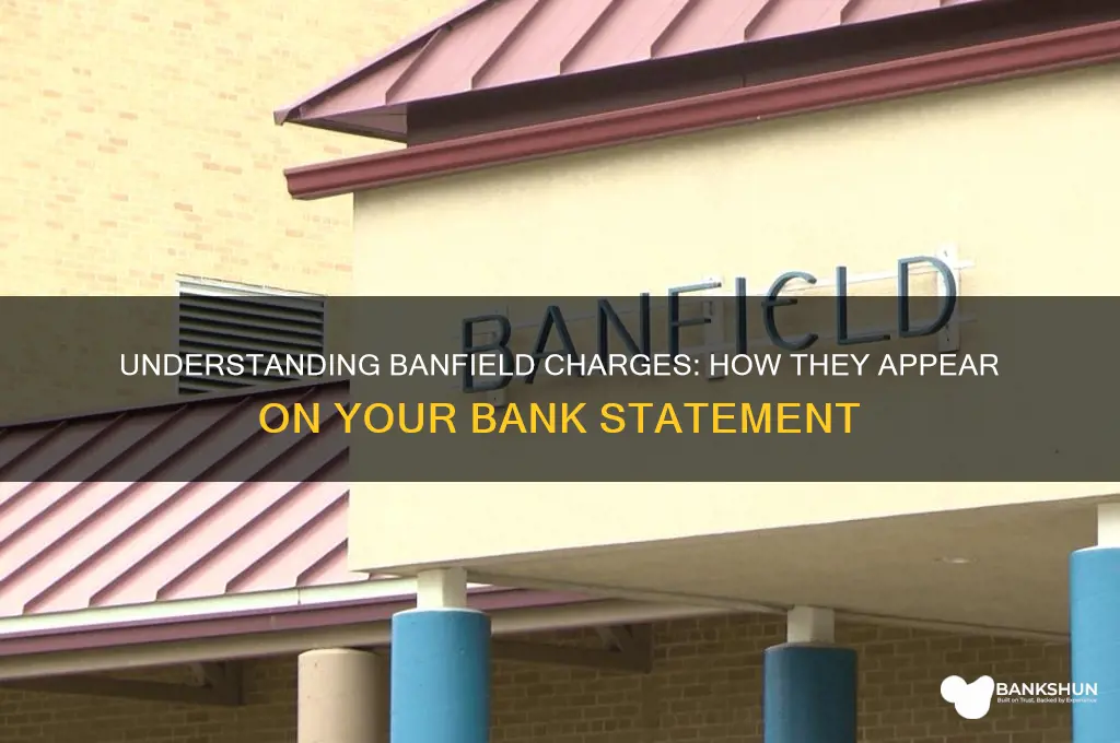 how does banfield charge show in bank