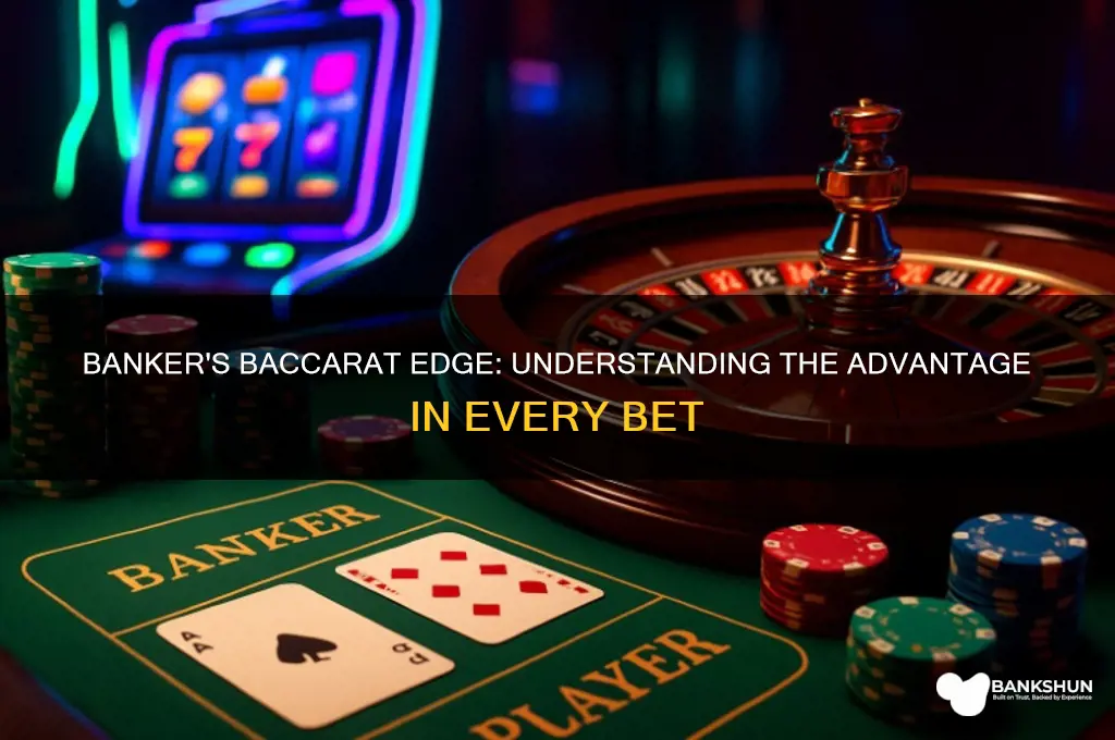 how does banker have edge in baccarat