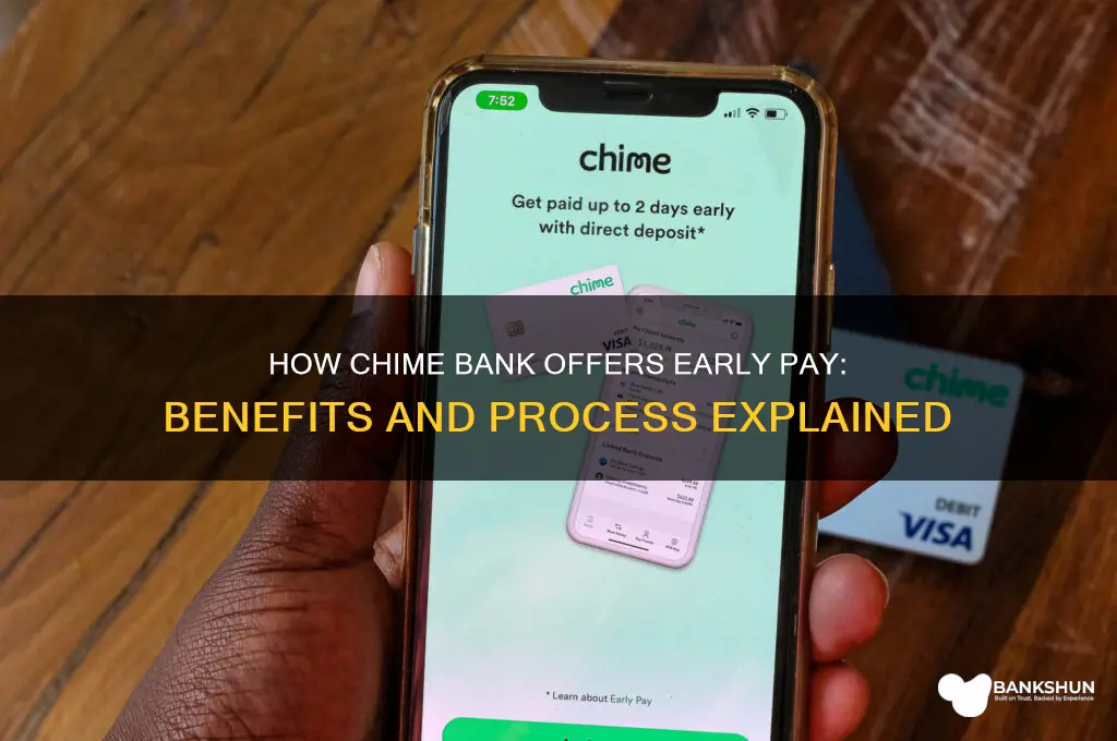 how does chime bank pay you early