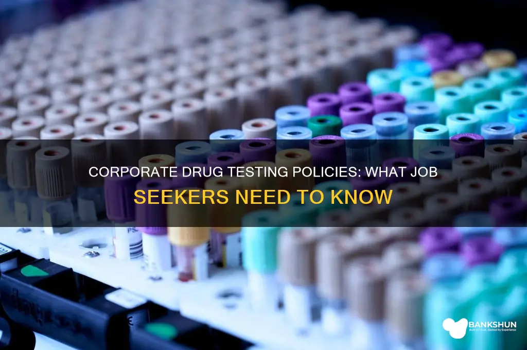 how does corporate job bank drug test