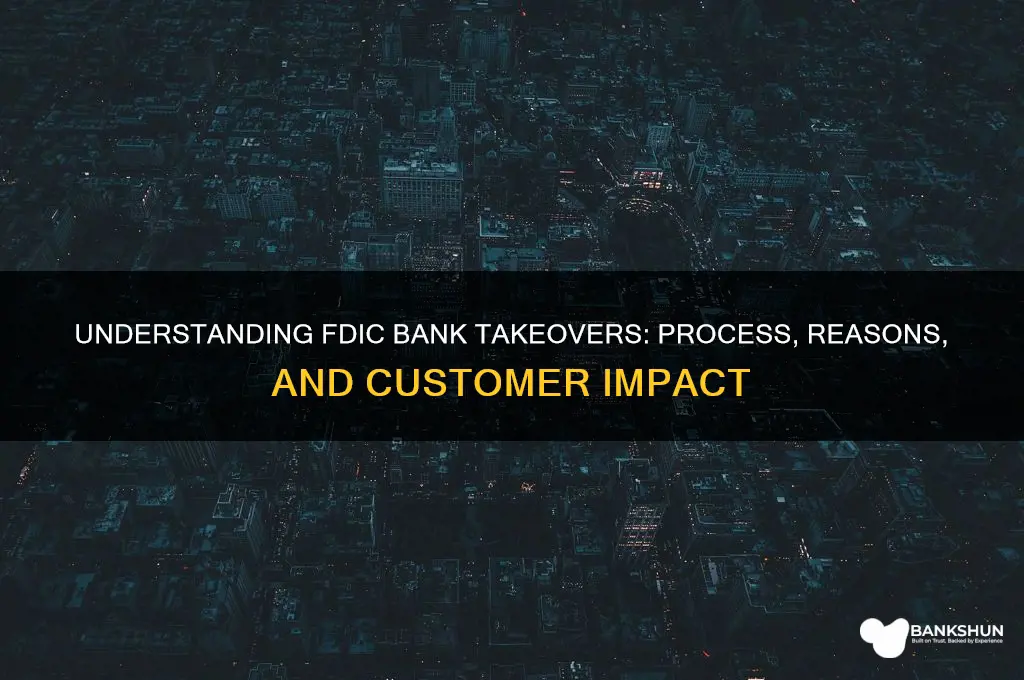 how does fdic take over a bank