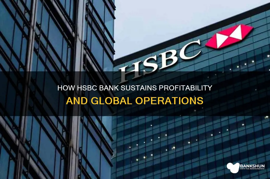 how does hsbc bank stay in business