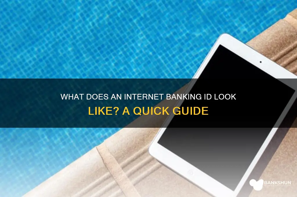how does internet banking id look like