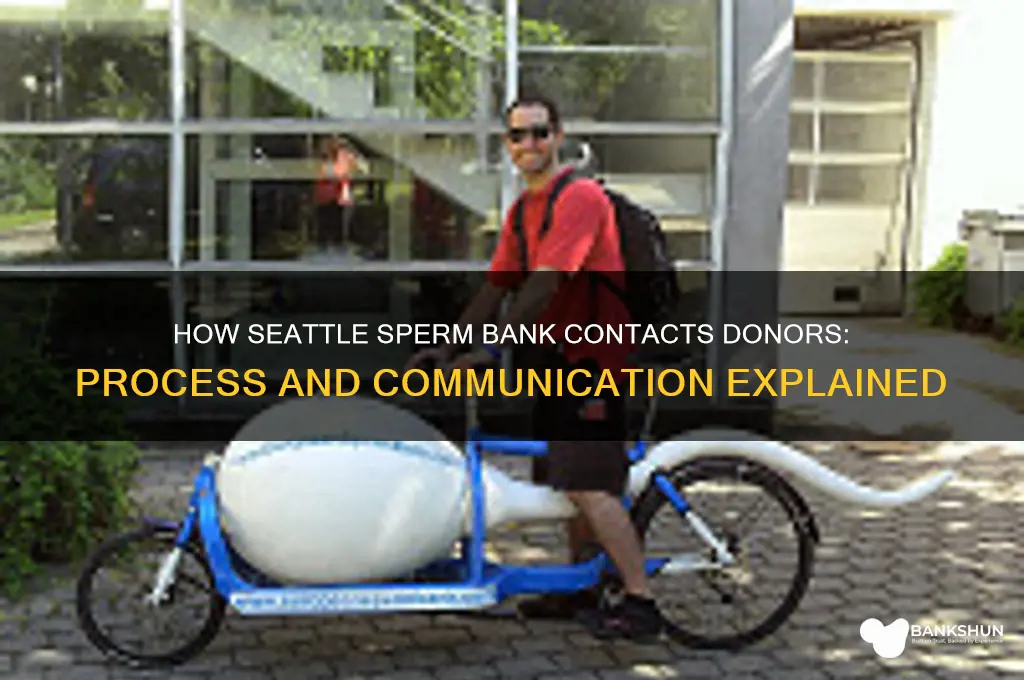 how does seattle sperm bank contact donors