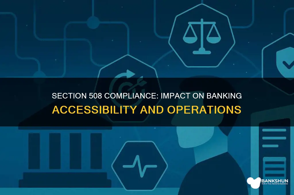 how does section 508 affect the bank