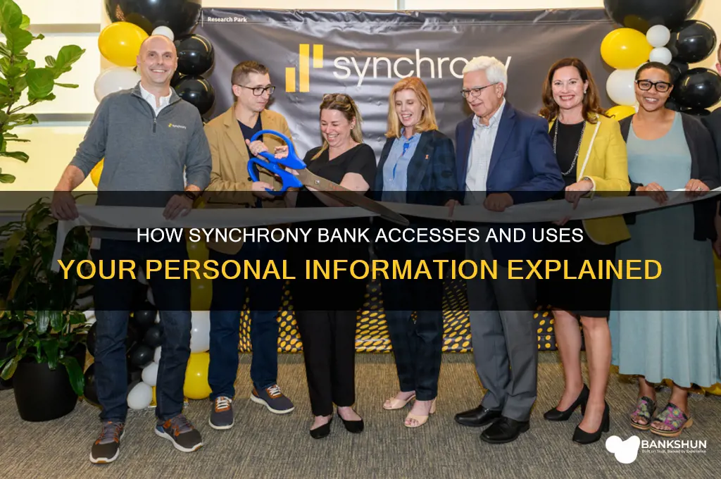 how does synchrony bank have my info