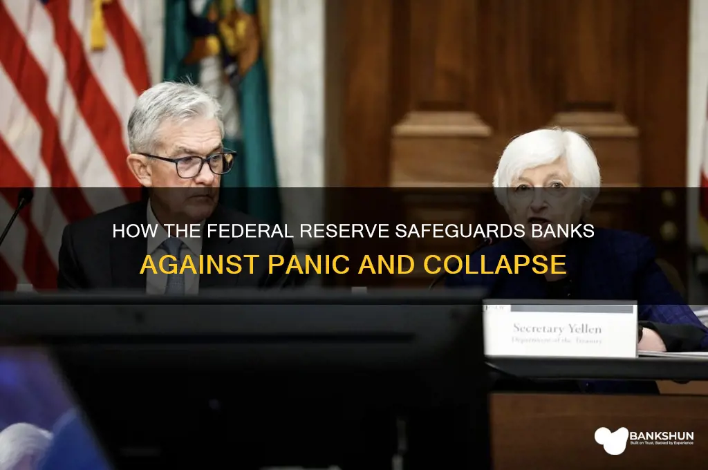how does the fed prevent banking panics