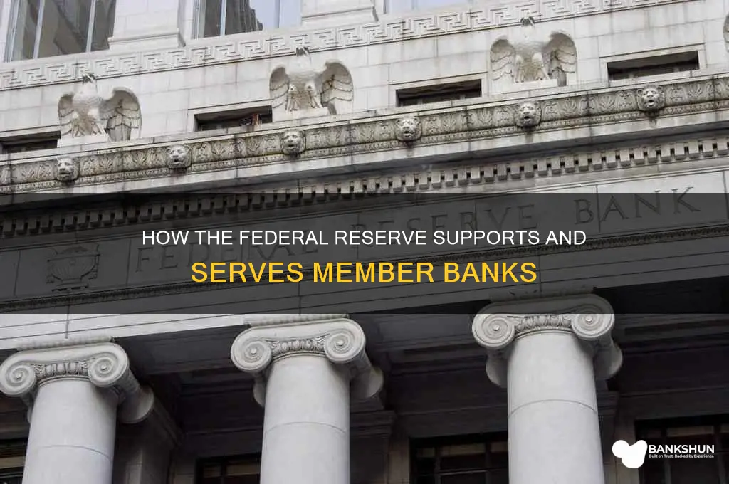 how does the fed serve member banks