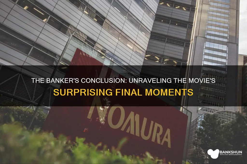 how does the movie the banker end