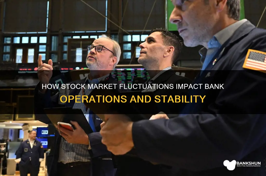 how does the stock market affect banks
